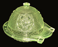 Jockey Cap butter dish