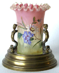 Peacock Posey vase